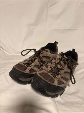 Merrell Brown and Black Men's Trail Athletic Shoes